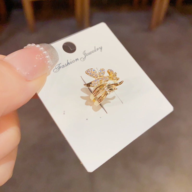 鑲鑽復古耳夾－細節特寫68｜https://igowo.tw/