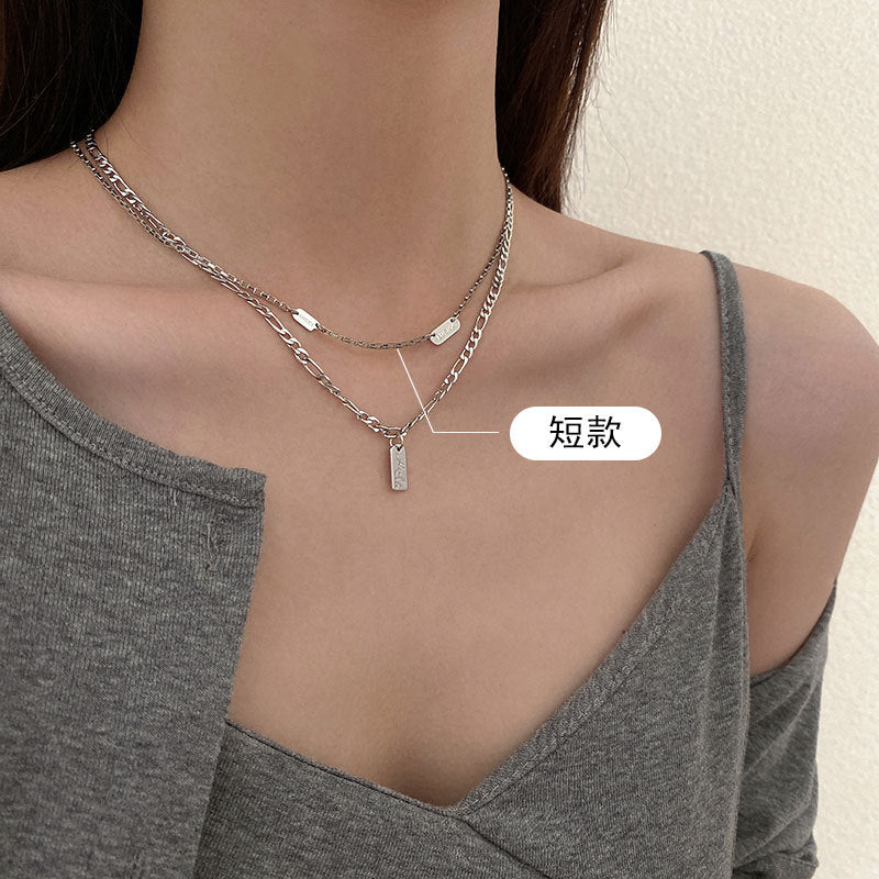 鈦鋼雙層項鍊－細節特寫22｜https://igowo.tw/