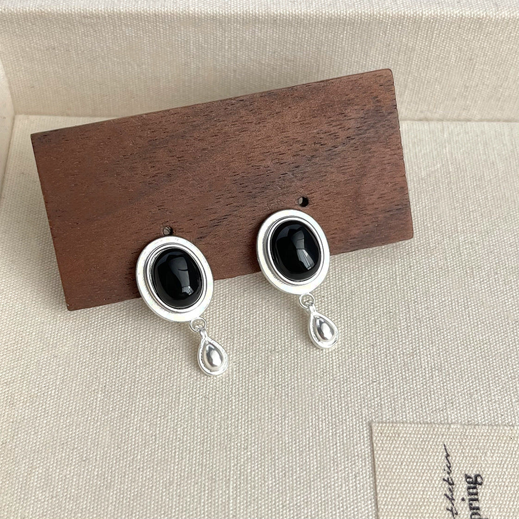 金色電鍍耳夾－液態花款實拍｜https://igowo.tw/