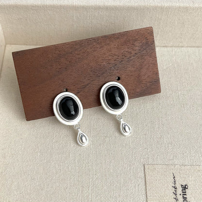 金色電鍍耳夾－液態花款實拍｜https://igowo.tw/
