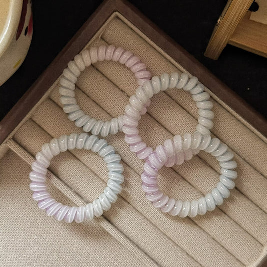 紫色漸層髮圈－商品主圖｜https://igowo.tw/