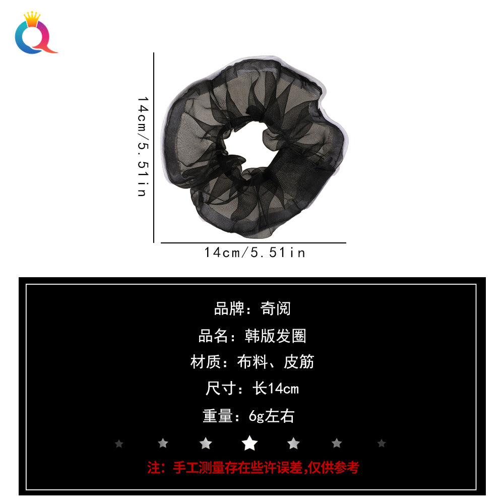 大腸圈簡約髮圈－第二視角實拍｜https://igowo.tw/