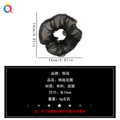 大腸圈簡約髮圈－第二視角實拍｜https://igowo.tw/