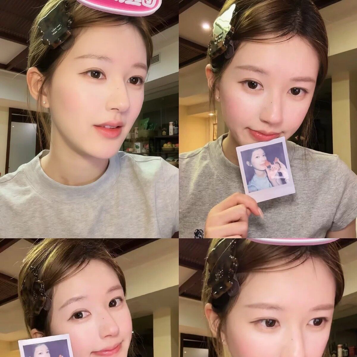 彩色小熊髮夾－藍色款細節｜https://igowo.tw/