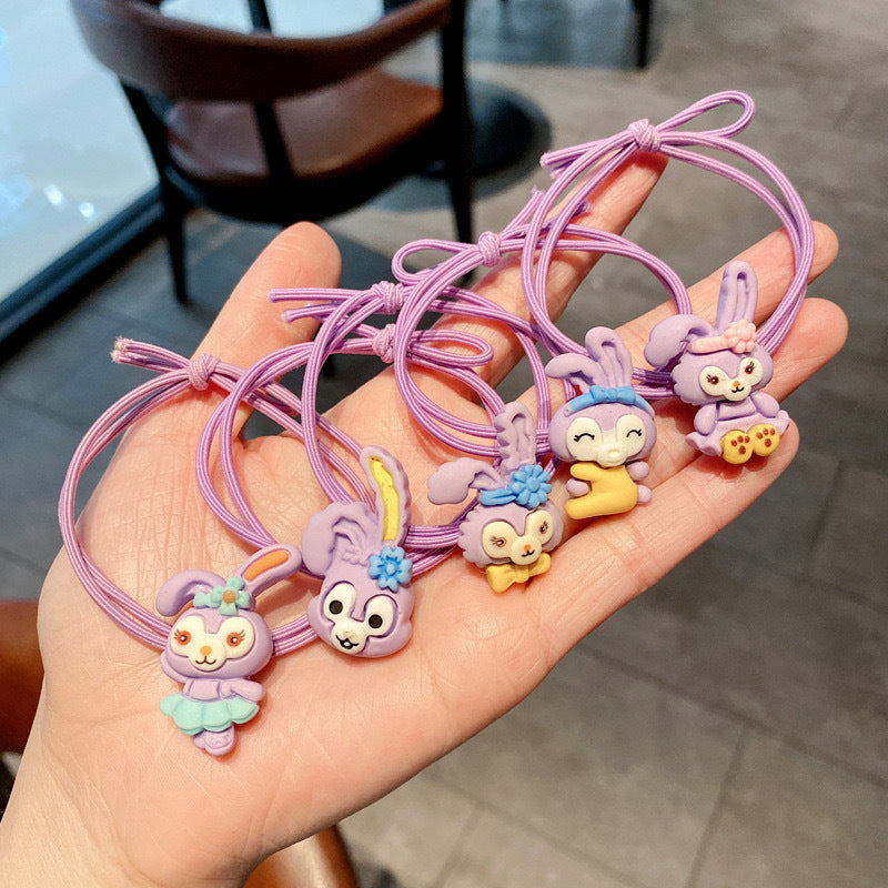 卡通簡約髮圈－細節特寫1｜https://igowo.tw/