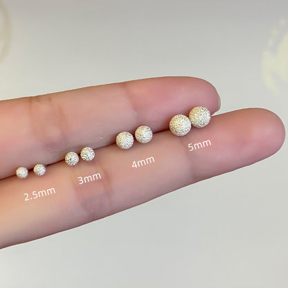 S925圓珠耳釘