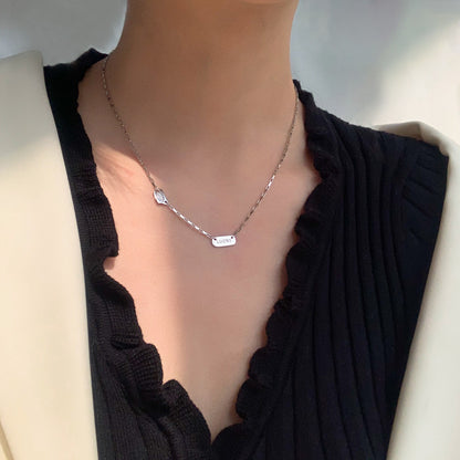 S925愛心雙面復古項鍊－細節特寫4｜https://igowo.tw/