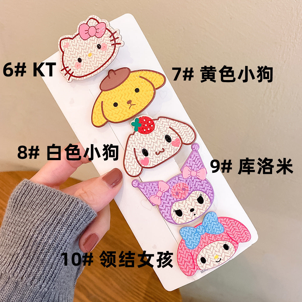 壓克力卡通髮夾－細節特寫5｜https://igowo.tw/