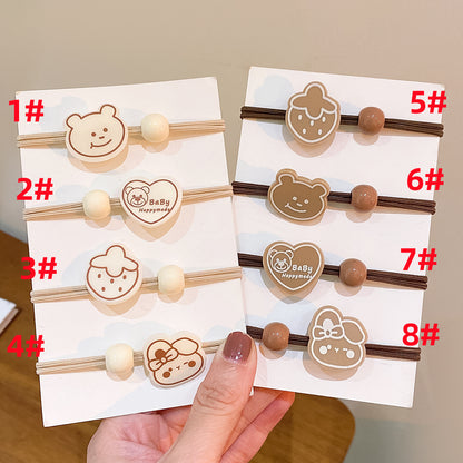 壓克力卡通髮圈－細節特寫4｜https://igowo.tw/