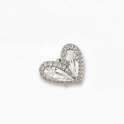 鋯石愛心無耳洞耳骨夾