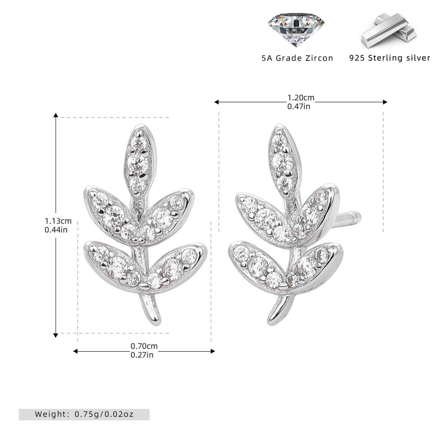 S925 歐美新款耳釘時尚鑲鋯百搭飾品輕奢典雅小眾設計飾品