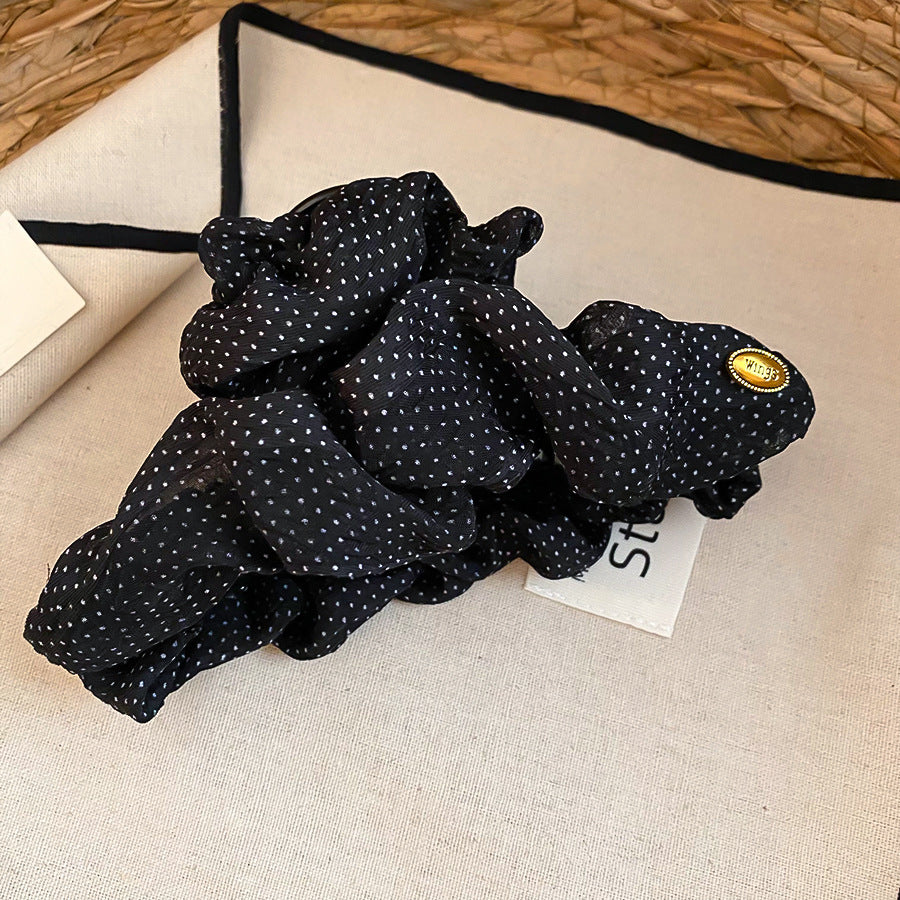 壓克力蝴蝶結復古髮夾