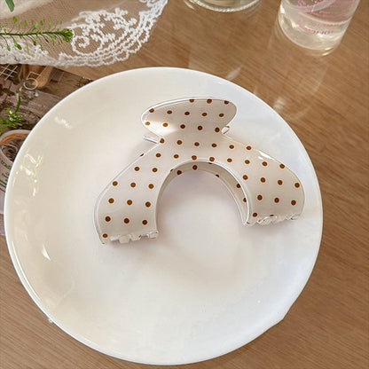 波點簡約髮夾