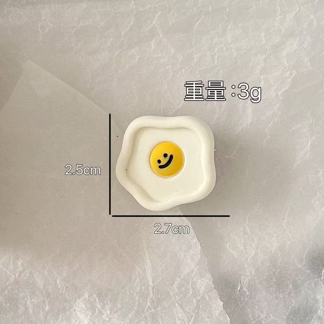笑臉簡約髮夾