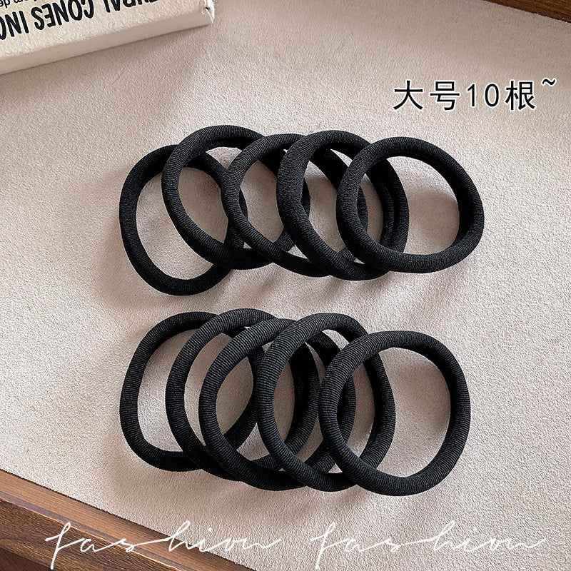 黑色彈力繩髮圈