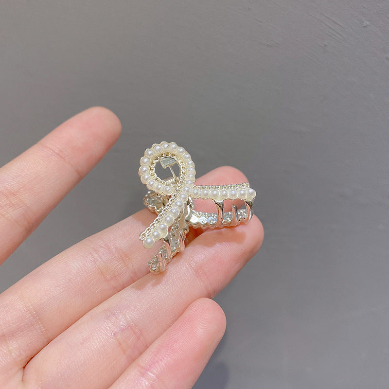 珍珠小巧鯊魚夾－貓耳款細節｜https://igowo.tw/