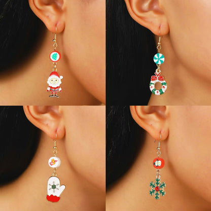 雪花蝴蝶結耳環－商品主圖｜https://igowo.tw/