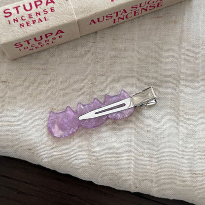 貓咪簡約髮夾