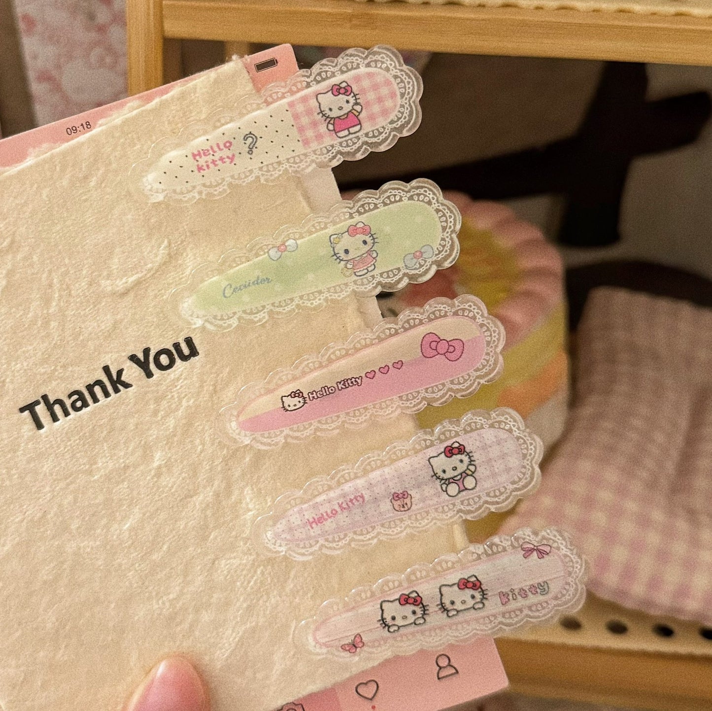 蕾絲貓咪水滴髮夾－商品主圖｜https://igowo.tw/