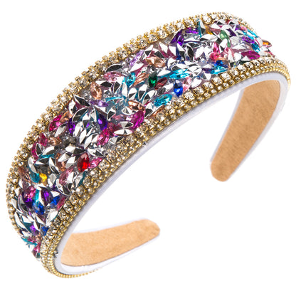 水晶鋯石復古髮箍
