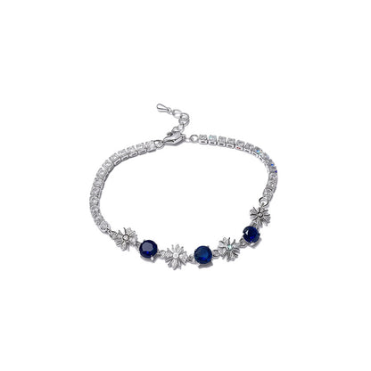 ins風十字架超閃鋯石手鏈女小眾輕奢高級感手環時尚百搭手飾批發