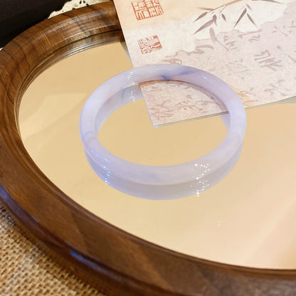 一步一響玉髓暈染圓條手鐲2026新款清冷感手環氣質輕奢高級感手飾