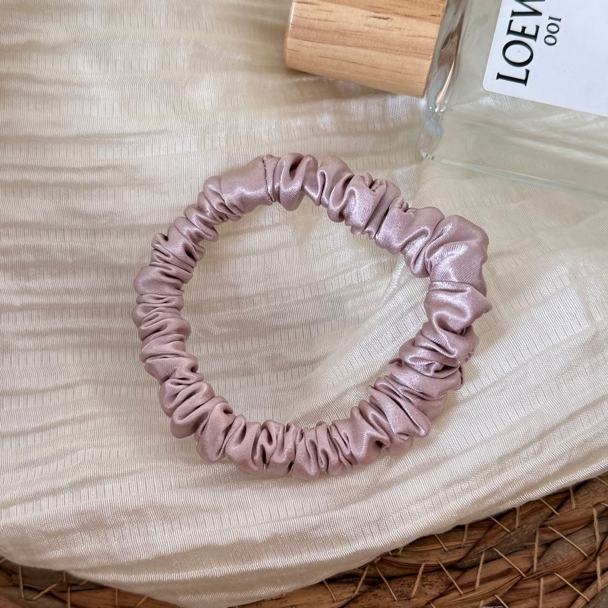 布面簡約髮圈－細節特寫9｜https://igowo.tw/