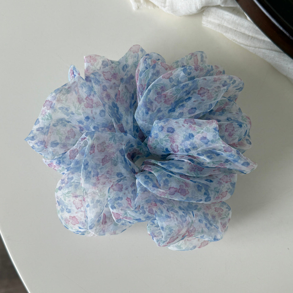 網紗波點大腸圈髮圈－細節特寫7｜https://igowo.tw/