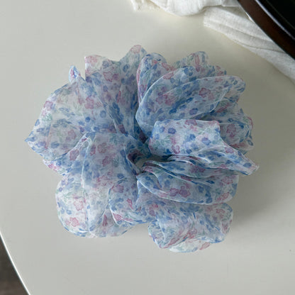 網紗波點大腸圈髮圈－細節特寫7｜https://igowo.tw/