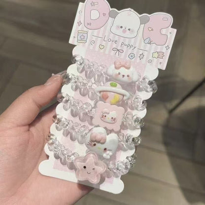 貓咪卡通髮圈套組