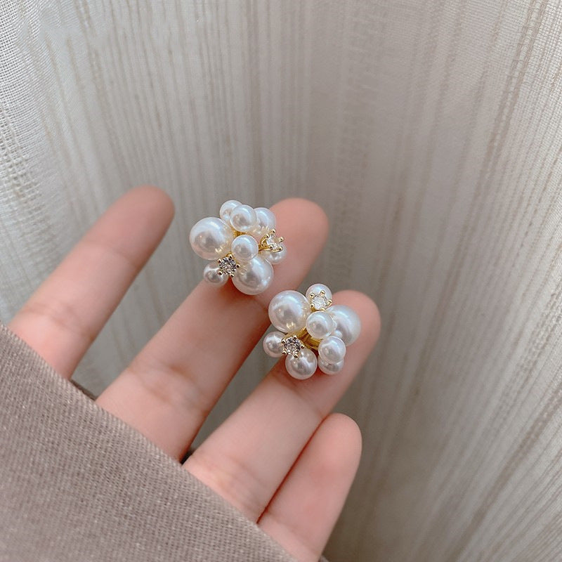 S925珍珠簡約耳釘
