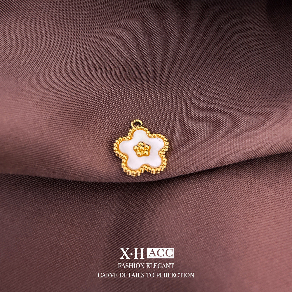 綠松石珍珠墜飾項鍊－細節特寫4｜https://igowo.tw/