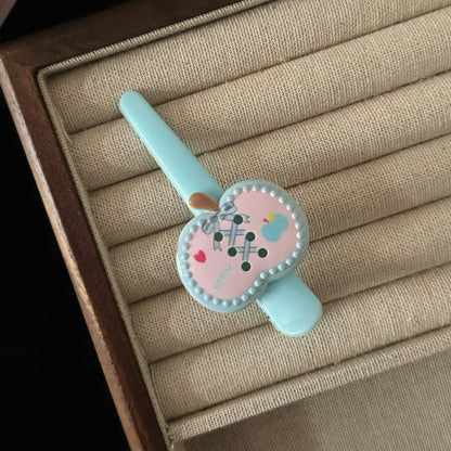 繽紛蘋果髮夾