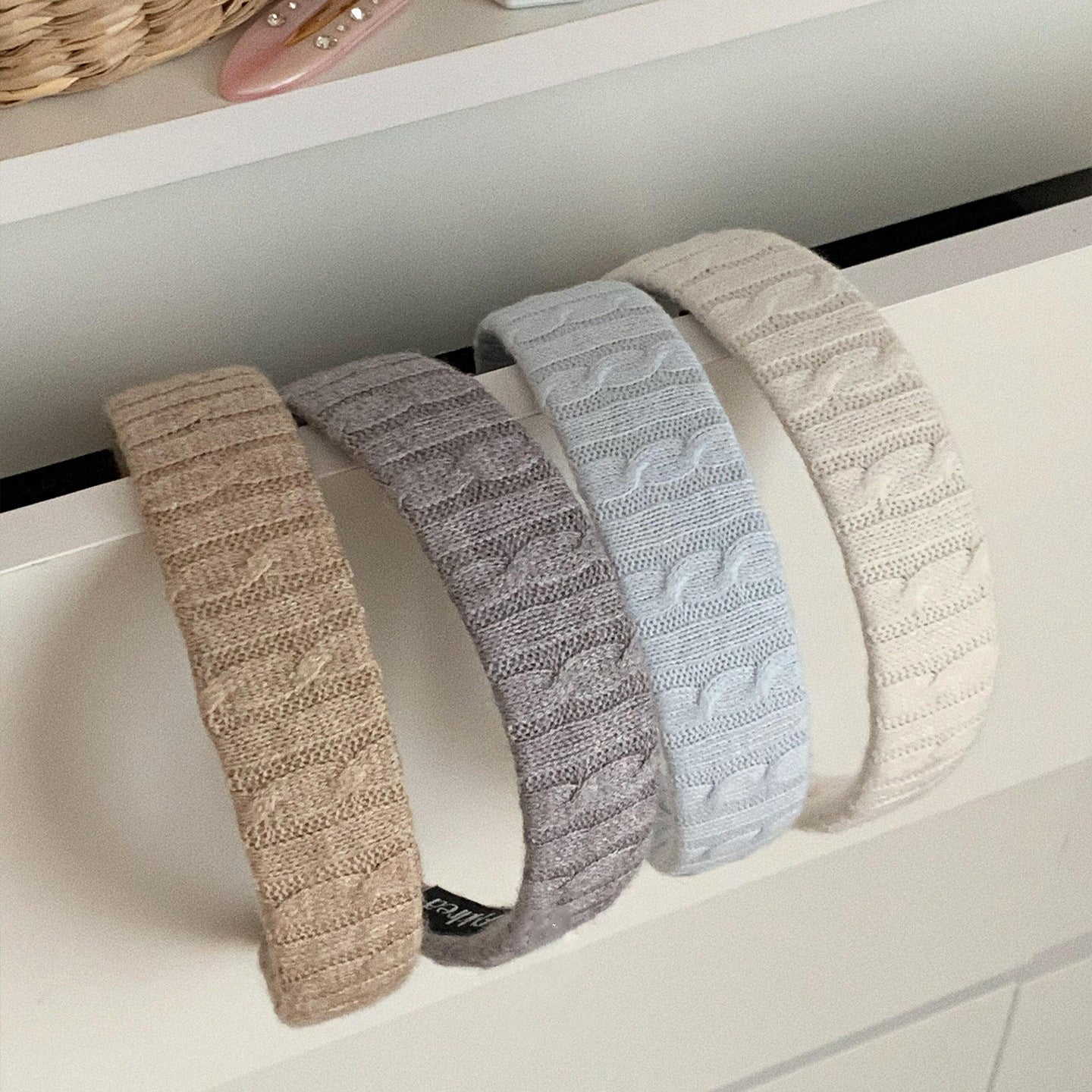 扭紋寬版復古髮箍－商品主圖｜https://igowo.tw/