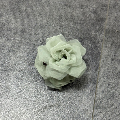 網紗花朵鯊魚夾