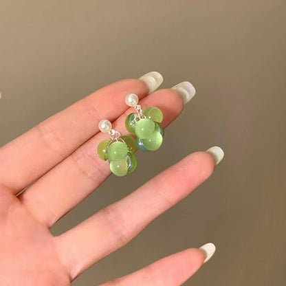 葡萄簡約耳環