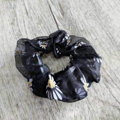 網紗雛菊復古髮圈