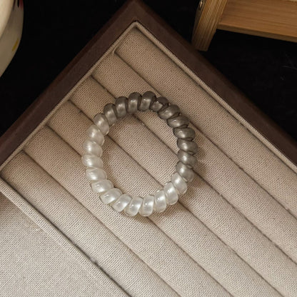 灰色簡約髮圈