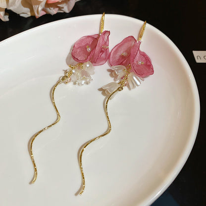繽紛花朵誇張耳環－細節特寫64｜https://igowo.tw/