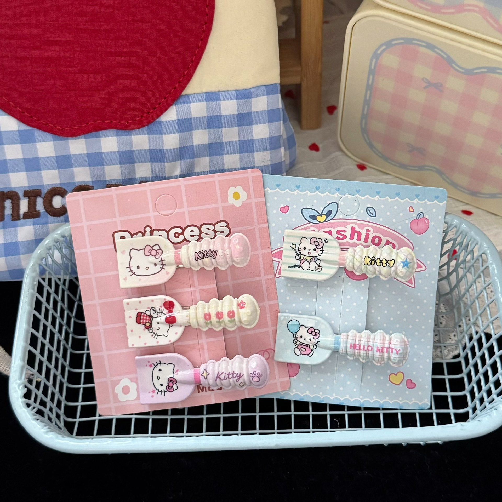繽紛貓咪卡通髮夾－商品主圖｜https://igowo.tw/
