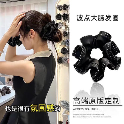 波點大腸圈髮圈－商品主圖｜https://igowo.tw/