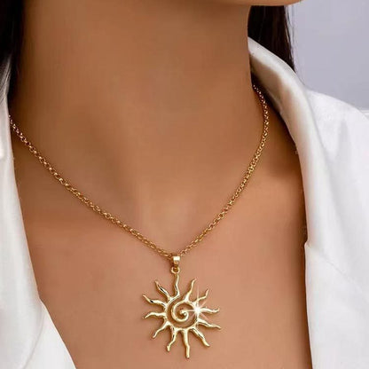金色太陽項鍊