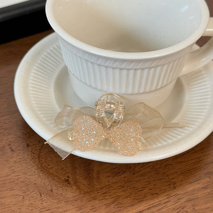 蝴蝶結小巧簡約鯊魚夾