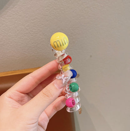 彩色簡約髮圈