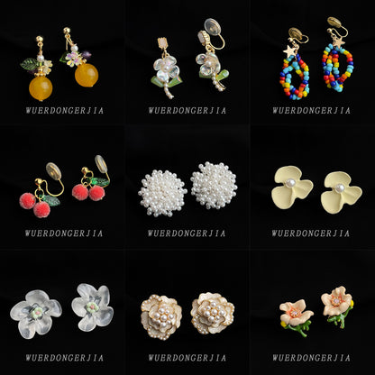 金色簡約耳夾－細節特寫1｜https://igowo.tw/