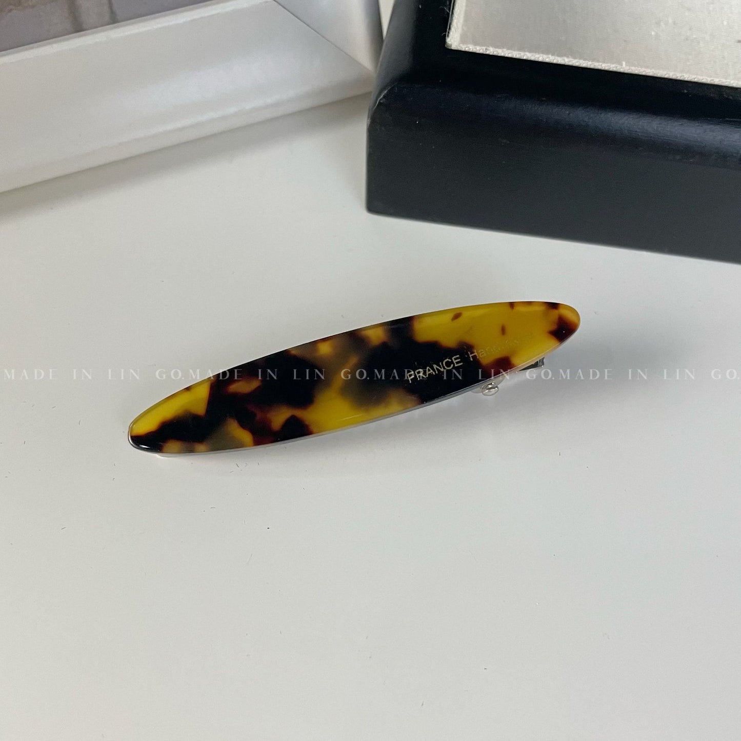 醋酸板材橢圓簡約髮夾