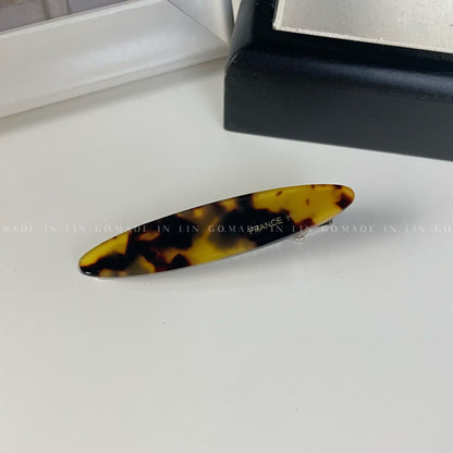 醋酸板材橢圓簡約髮夾