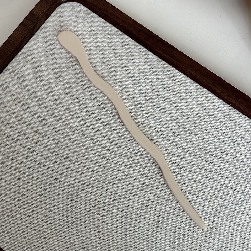 醋酸板材一字簡約髮簪