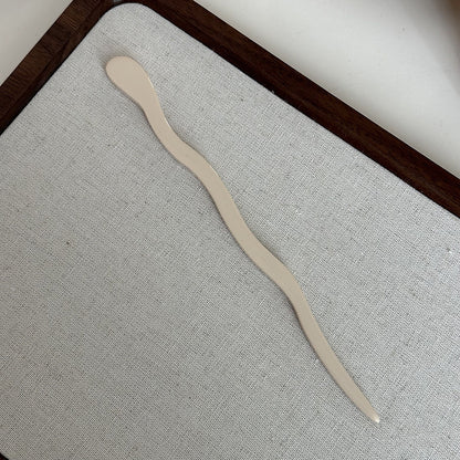 醋酸板材一字簡約髮簪