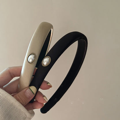 珍珠復古簡約髮箍－商品主圖｜https://igowo.tw/